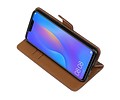 BAOHU Zakelijke Book Case Telefoonhoesje Geschikt voor de Huawei P Smart Plus - Portemonnee Hoesje - Pasjeshouder Wallet Case - Mocca