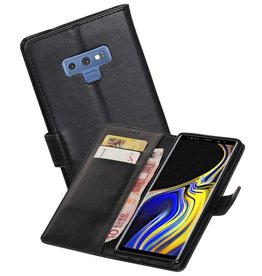 BAOHU Zakelijke Bookstyle Hoesje Galaxy Note 9 Zwart