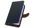 BAOHU Zakelijke Book Case Telefoonhoesje Geschikt voor de Huawei Nova 3 - Portemonnee Hoesje - Pasjeshouder Wallet Case - Blauw