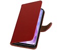 BAOHU Zakelijke Book Case Telefoonhoesje Geschikt voor de Huawei Nova 3 - Portemonnee Hoesje - Pasjeshouder Wallet Case - Rood