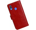 Zakelijke Bookstyle Hoesje voor Huawei Nova 3 Rood