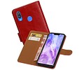 Zakelijke Bookstyle Hoesje voor Huawei Nova 3 Rood