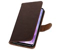 BAOHU Zakelijke Book Case Telefoonhoesje Geschikt voor de Huawei Nova 3 - Portemonnee Hoesje - Pasjeshouder Wallet Case - Mocca