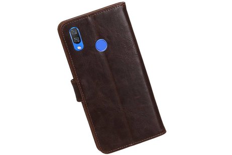 Zakelijke Bookstyle Hoesje voor Huawei Nova 3 Mocca