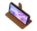BAOHU Zakelijke Book Case Telefoonhoesje Geschikt voor de Huawei Nova 3 - Portemonnee Hoesje - Pasjeshouder Wallet Case - Mocca