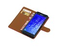 BAOHU Zakelijke Book Case Telefoonhoesje Geschikt voor de Samsung Galaxy J7 (2018) - Portemonnee Hoesje - Pasjeshouder Wallet Case - Rood