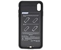 BAOHU Battery Case - Geschikt voor iPhone XS Max 5000 mAh Audio Zwart