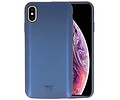 Battery Case voor iPhone XS Max 5000 mAh Audio Blauw