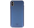 Battery Case voor iPhone XS Max 5000 mAh Audio Blauw