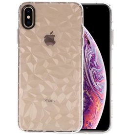 BAOHU Transparant Geometric Style Siliconen Hoesje iPhone XS Max