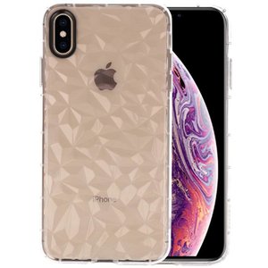 BAOHU Transparant Geometric Style Siliconen Hoesje - Geschikt voor de iPhone XS Max