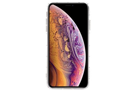 Transparant Geometric Style Siliconen Hoesje voor de iPhone XS Max