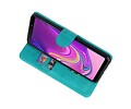 BAOHU Hoesje Geschikt voor Samsung Galaxy A9 2018 - Kaarthouder Book Case Telefoonhoesje - Groen