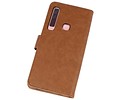 Samsung Galaxy A9 2018 Hoesje Kaarthouder Book Case Telefoonhoesje Bruin