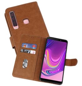 BAOHU Samsung Galaxy A9 2018 Hoesje Kaarthouder Book Case Telefoonhoesje Bruin