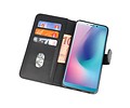 BAOHU Hoesje Geschikt voor Samsung Galaxy A6s - Kaarthouder Book Case Telefoonhoesje - Zwart