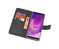 BAOHU Booktype Telefoonhoesjes - Bookcase Hoesje - Wallet Case -  Geschikt voor Samsung Galaxy A9 2018 - Zwart