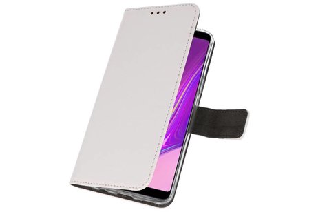 BAOHU Booktype Telefoonhoesjes - Bookcase Hoesje - Wallet Case -  Geschikt voor Samsung Galaxy A9 2018 - Wit