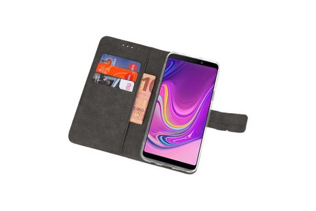BAOHU Booktype Telefoonhoesjes - Bookcase Hoesje - Wallet Case -  Geschikt voor Samsung Galaxy A9 2018 - Wit