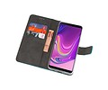 BAOHU Booktype Telefoonhoesjes - Bookcase Hoesje - Wallet Case -  Geschikt voor Samsung Galaxy A9 2018 - Blauw