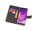 Booktype Telefoonhoesjes - Bookcase Hoesje - Wallet Case -  Geschikt voor Samsung Galaxy A9 2018 - Rood