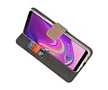 BAOHU Booktype Telefoonhoesjes - Bookcase Hoesje - Wallet Case -  Geschikt voor Samsung Galaxy A9 2018 - Goud