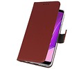 BAOHU Booktype Telefoonhoesjes - Bookcase Hoesje - Wallet Case -  Geschikt voor Samsung Galaxy A9 2018 - Bruin