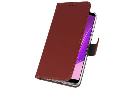 Booktype Telefoonhoesjes - Bookcase Hoesje - Wallet Case -  Geschikt voor Samsung Galaxy A9 2018 - Bruin