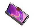 Booktype Telefoonhoesjes - Bookcase Hoesje - Wallet Case -  Geschikt voor Samsung Galaxy A9 2018 - Bruin