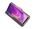 Booktype Telefoonhoesjes - Bookcase Hoesje - Wallet Case -  Geschikt voor Samsung Galaxy A9 2018 - Roze