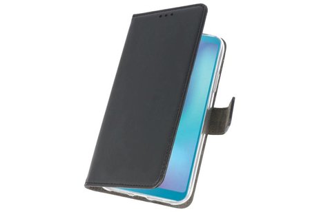 BAOHU Booktype Telefoonhoesjes - Bookcase Hoesje - Wallet Case -  Geschikt voor Samsung Galaxy A6s - Zwart