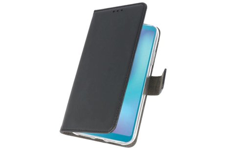 Booktype Telefoonhoesjes - Bookcase Hoesje - Wallet Case -  Geschikt voor Samsung Galaxy A6s - Zwart