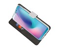 Booktype Telefoonhoesjes - Bookcase Hoesje - Wallet Case -  Geschikt voor Samsung Galaxy A6s - Wit