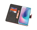 Booktype Telefoonhoesjes - Bookcase Hoesje - Wallet Case -  Geschikt voor Samsung Galaxy A6s - Rood