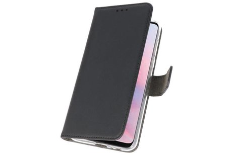 Booktype Telefoonhoesjes - Bookcase Hoesje - Wallet Case -  Geschikt voor Huawei Y9 2019 - Zwart