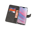 Booktype Telefoonhoesjes - Bookcase Hoesje - Wallet Case -  Geschikt voor Huawei Y9 2019 - Zwart