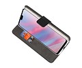 Booktype Telefoonhoesjes - Bookcase Hoesje - Wallet Case -  Geschikt voor Huawei Y9 2019 - Zwart