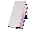 BAOHU Booktype Telefoonhoesjes - Bookcase Hoesje - Wallet Case -  Geschikt voor Huawei Y9 2019 - Wit