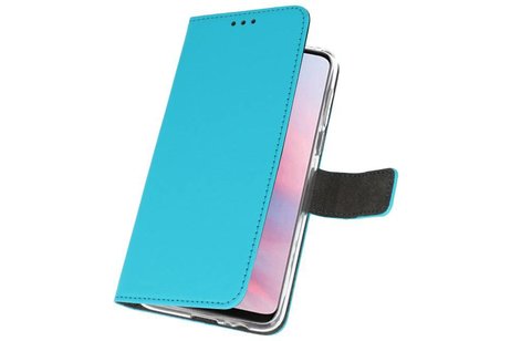 Booktype Telefoonhoesjes - Bookcase Hoesje - Wallet Case -  Geschikt voor Huawei Y9 2019 - Blauw