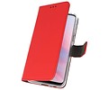 Booktype Telefoonhoesjes - Bookcase Hoesje - Wallet Case -  Geschikt voor Huawei Y9 2019 - Rood