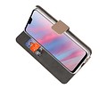 Booktype Telefoonhoesjes - Bookcase Hoesje - Wallet Case -  Geschikt voor Huawei Y9 2019 - Goud