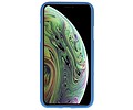 BackCover Hoesje Color Telefoonhoesje voor iPhone XS - iPhone X - Navy