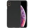 BAOHU Hoesje Geschikt voor de iPhone XS Max - Backcover Color Telefoonhoesje - Zwart