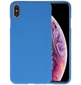 BackCover Hoesje Color Telefoonhoesje iPhone XS Max - Navy