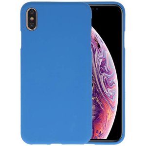 BackCover Hoesje Color Telefoonhoesje voor iPhone XS Max - Navy