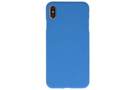 BackCover Hoesje Color Telefoonhoesje voor iPhone XS Max - Navy