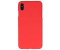 BackCover Hoesje Color Telefoonhoesje voor iPhone XS Max - Rood