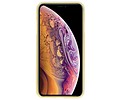 BAOHU Hoesje Geschikt voor de iPhone XS Max - Backcover Color Telefoonhoesje - Geel