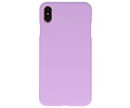 BAOHU Hoesje Geschikt voor de iPhone XS Max - Backcover Color Telefoonhoesje - Paars