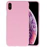 BAOHU BackCover Hoesje Color Telefoonhoesje iPhone XS Max - Roze